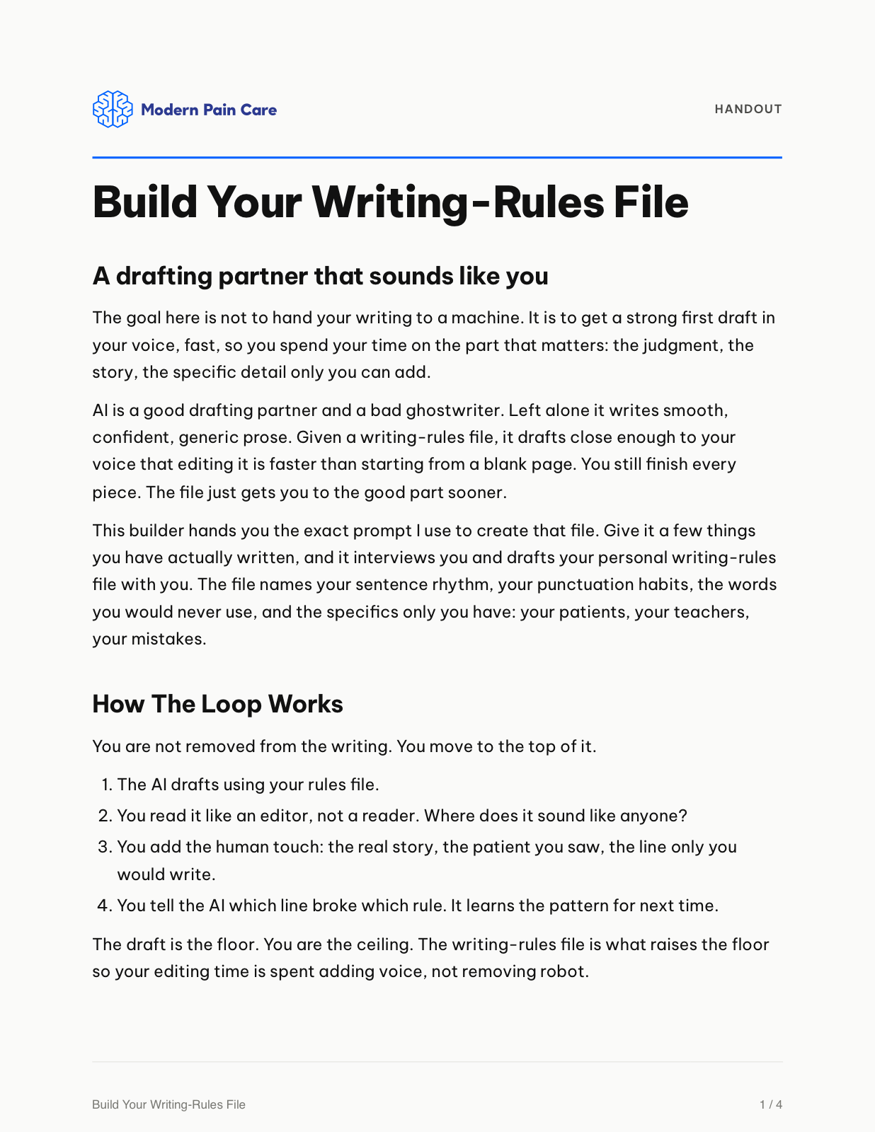 Preview of the free Build Your Writing-Rules File PDF